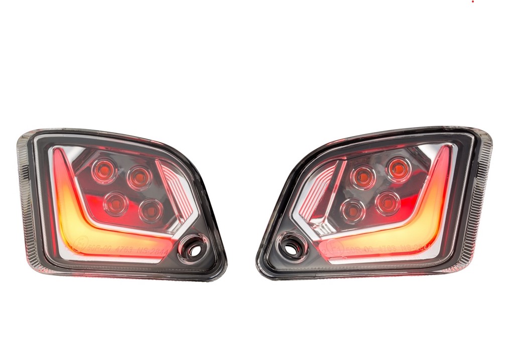 Richtingaanwijzerset achter links/rechts voor Vespa GTS/GTS Super/GTV 125-300cc ('14-), duidelijk
