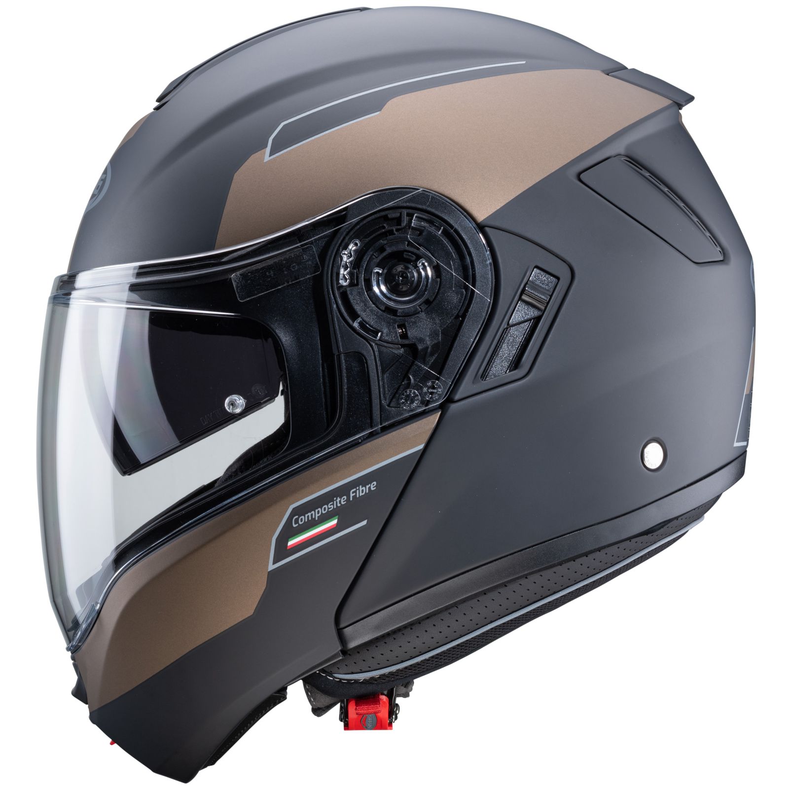 Caberg Helm Levo Prospect, mat zwart/brons