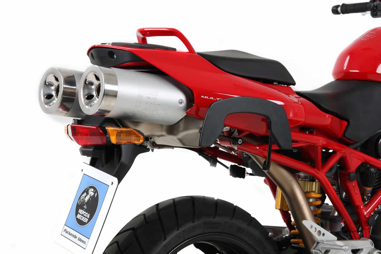 C-Bow zijdrager zwart voor Ducati Multistrada 620 /1000 /1100/S Hepco & Becker
