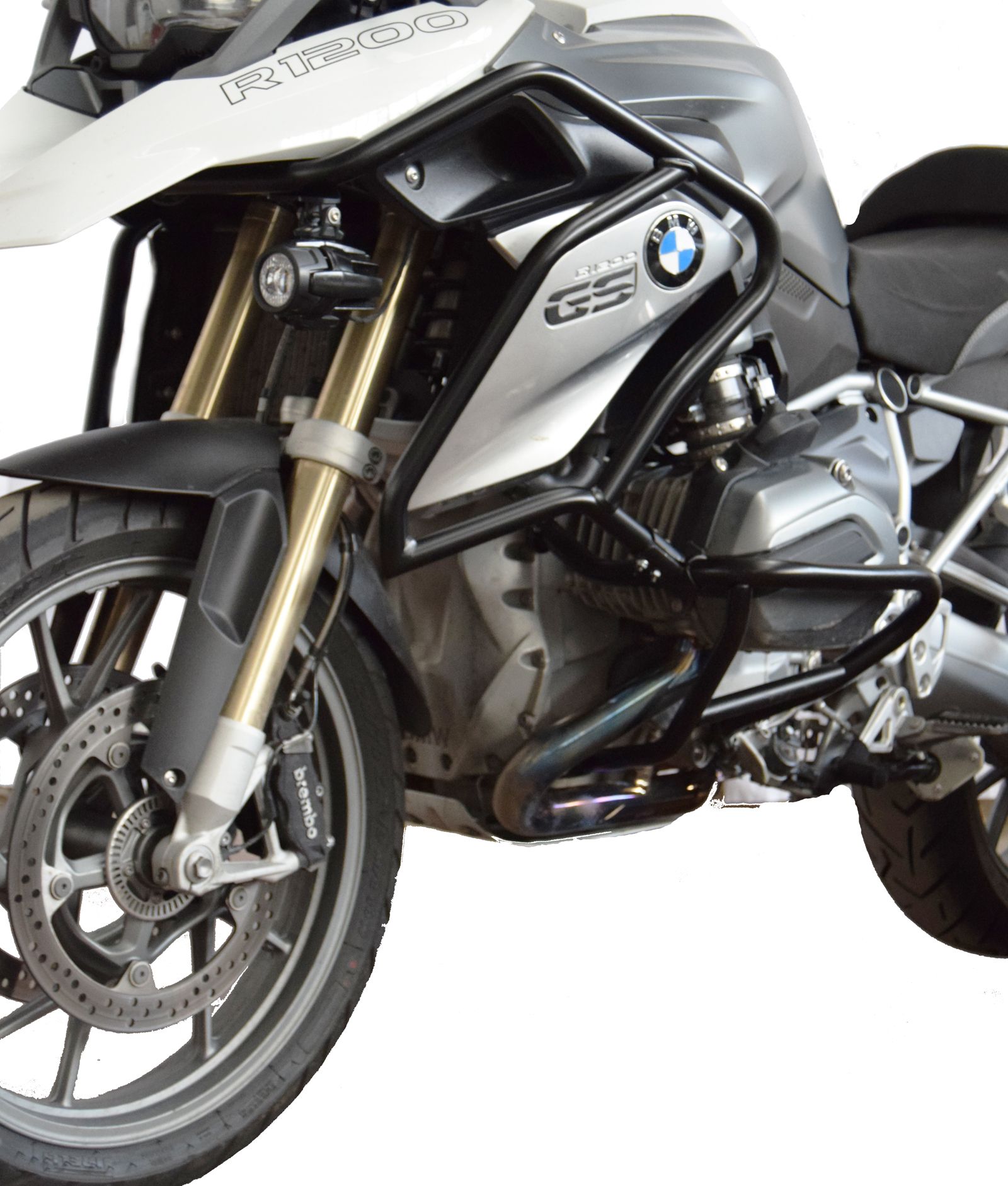 Top valbeugel voor BMW R 1200 GS LC (13-16), paar, zwart