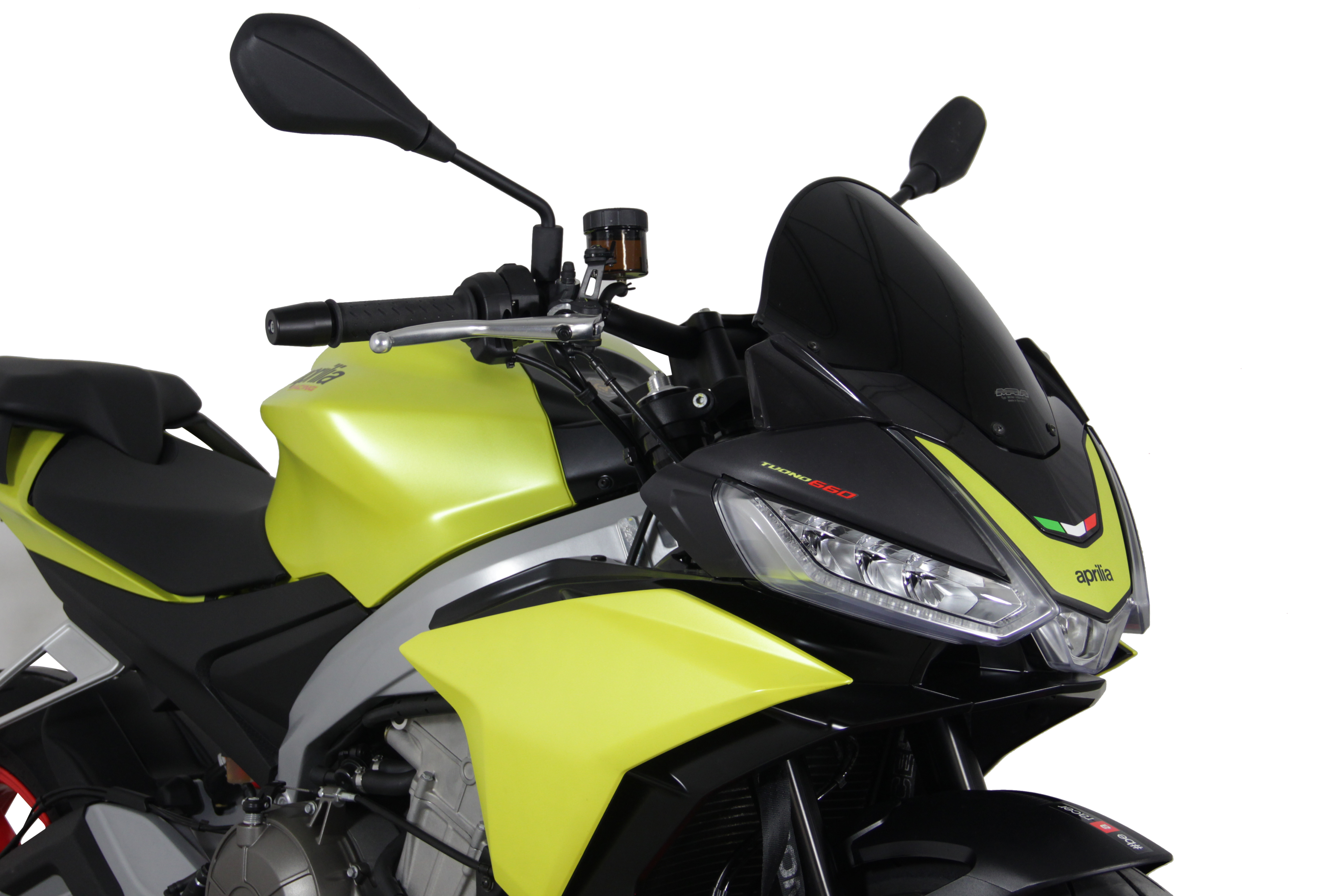 MRA Origineel voorgevormd windscherm "O" zwart Aprilia Tuono 660 / V4 Factory (21-)