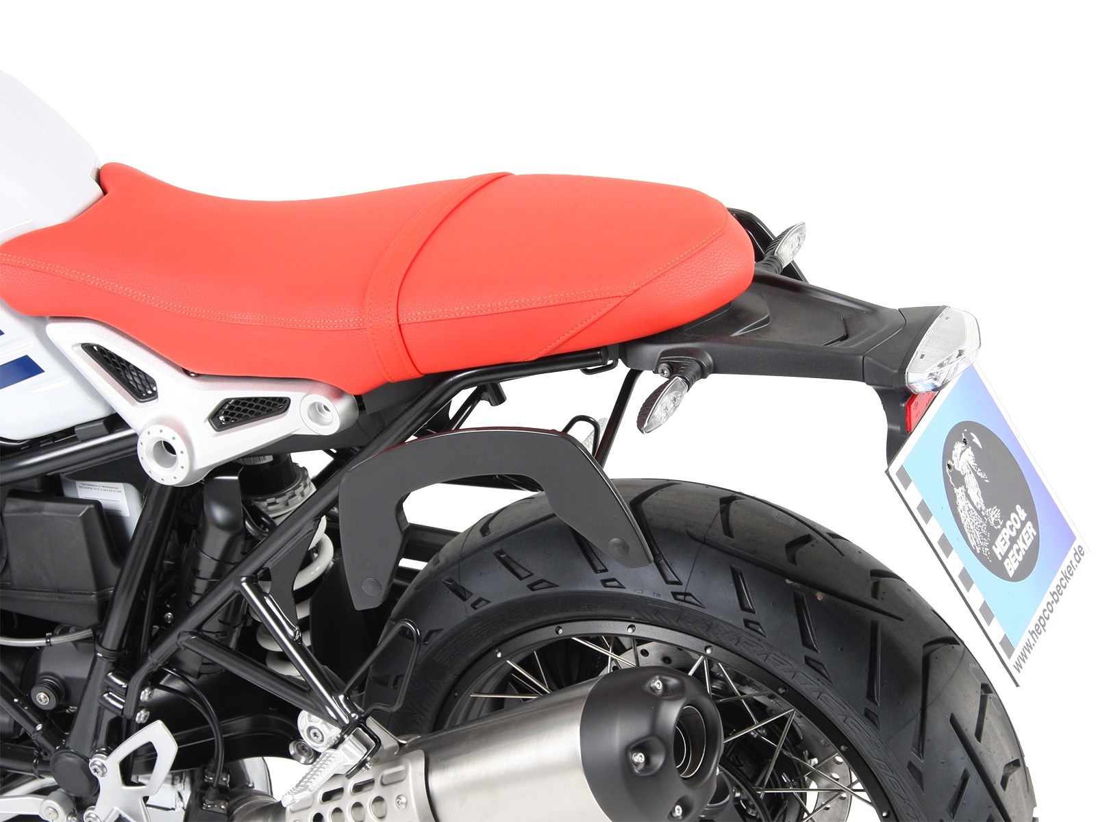 C-Bow zijdrager zwart voor BMW R nineT Urban G/S (17-23) Hepco & Becker