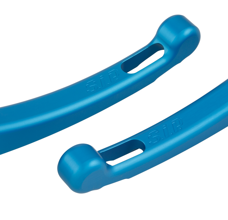 Sport hendelset koppeling/rem voor Vespa PX 125-200ccm, HBZ Grimeca, rechts/links, blauw mat