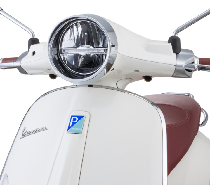 Koplamp LED voor Vespa Primavera 50-150cc 2T/4T (-'18), mat zwart