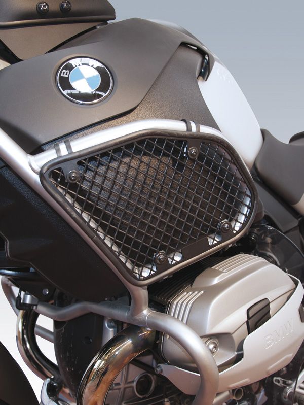 Tankbeschermer voor BMW R 1200 GS Adventure, staal, zwart