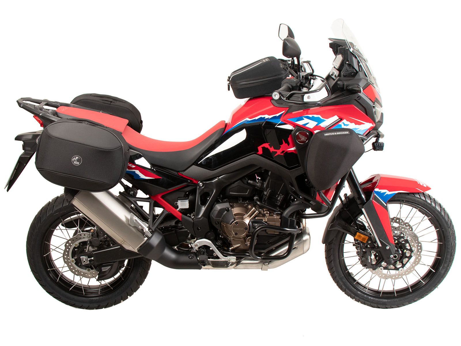 C-Bow zijdrager zwart voor Honda CRF 1100 Africa Twin Adventure Sports (24-) Hepco & Becker