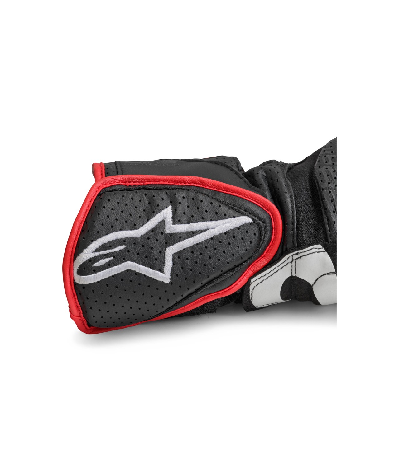 Aprilia lange leren handschoenen Throttle van Alpinestars