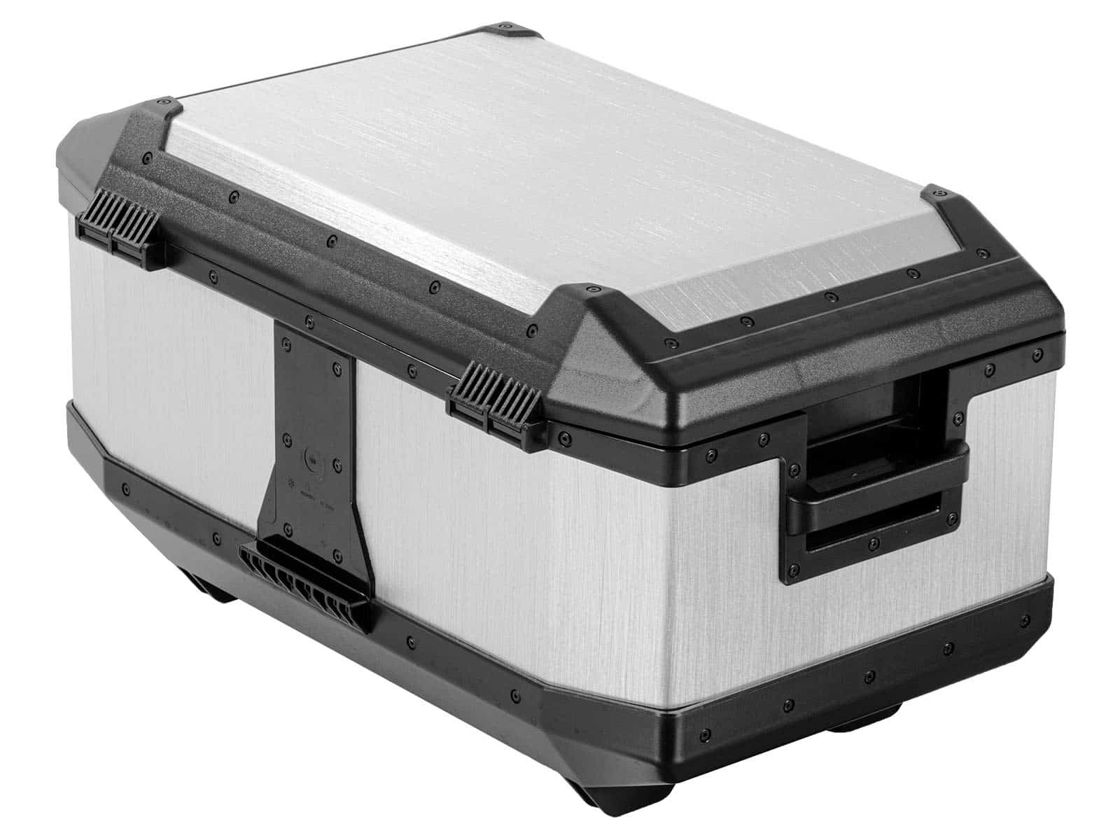 Aluminium topkoffer Xplorer 60 liter zilver Hepco & Becker