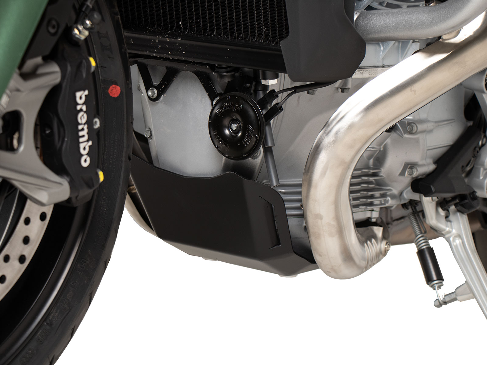 Boegspoiler zwart voor Moto Guzzi V100 Mandello Hepco & Becker