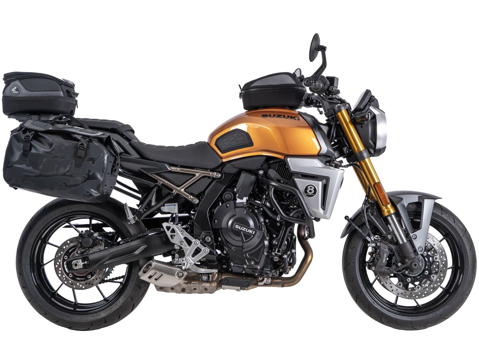 C-Bow zijdrager zwart voor Suzuki GSX-8T (25-) Hepco & Becker