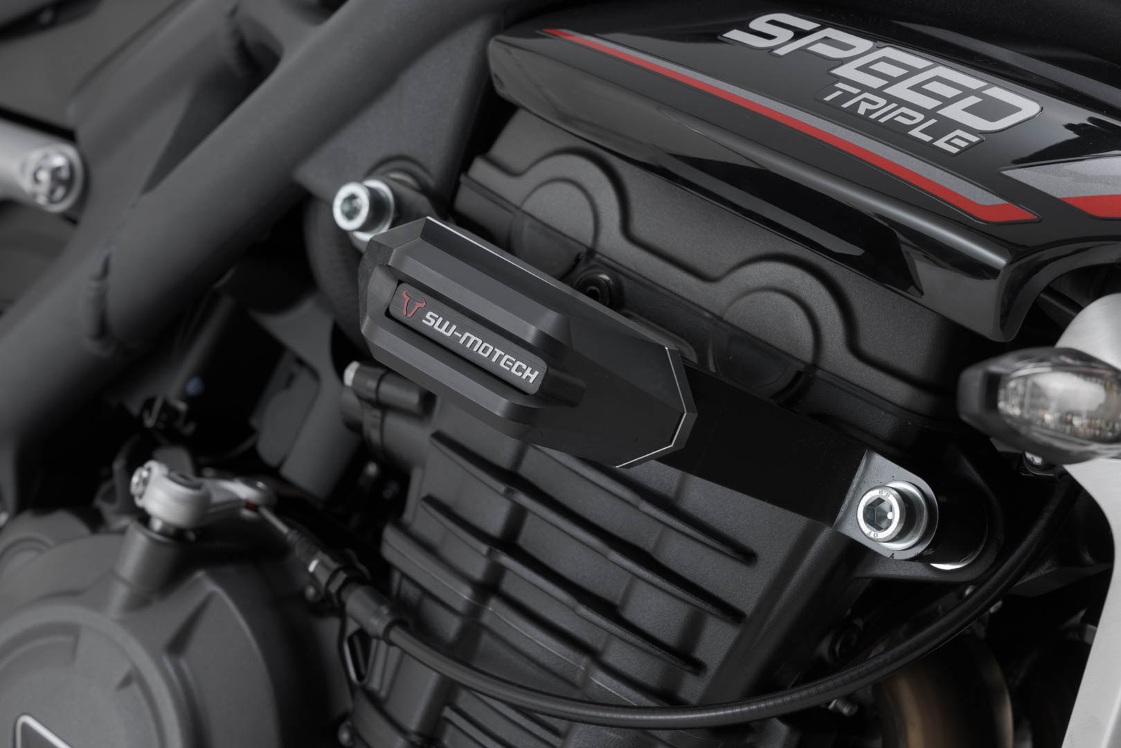SW-Motech crashpad kit zwart voor Triumph Speed Triple 1200 RR /RS