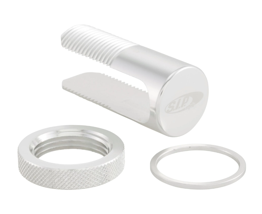 Bagagedragerklem voor Vespa, aluminium, zilver