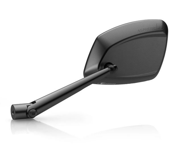 Spiegel RIZOMA 4D links voor Vespa, zwart geanodiseerd