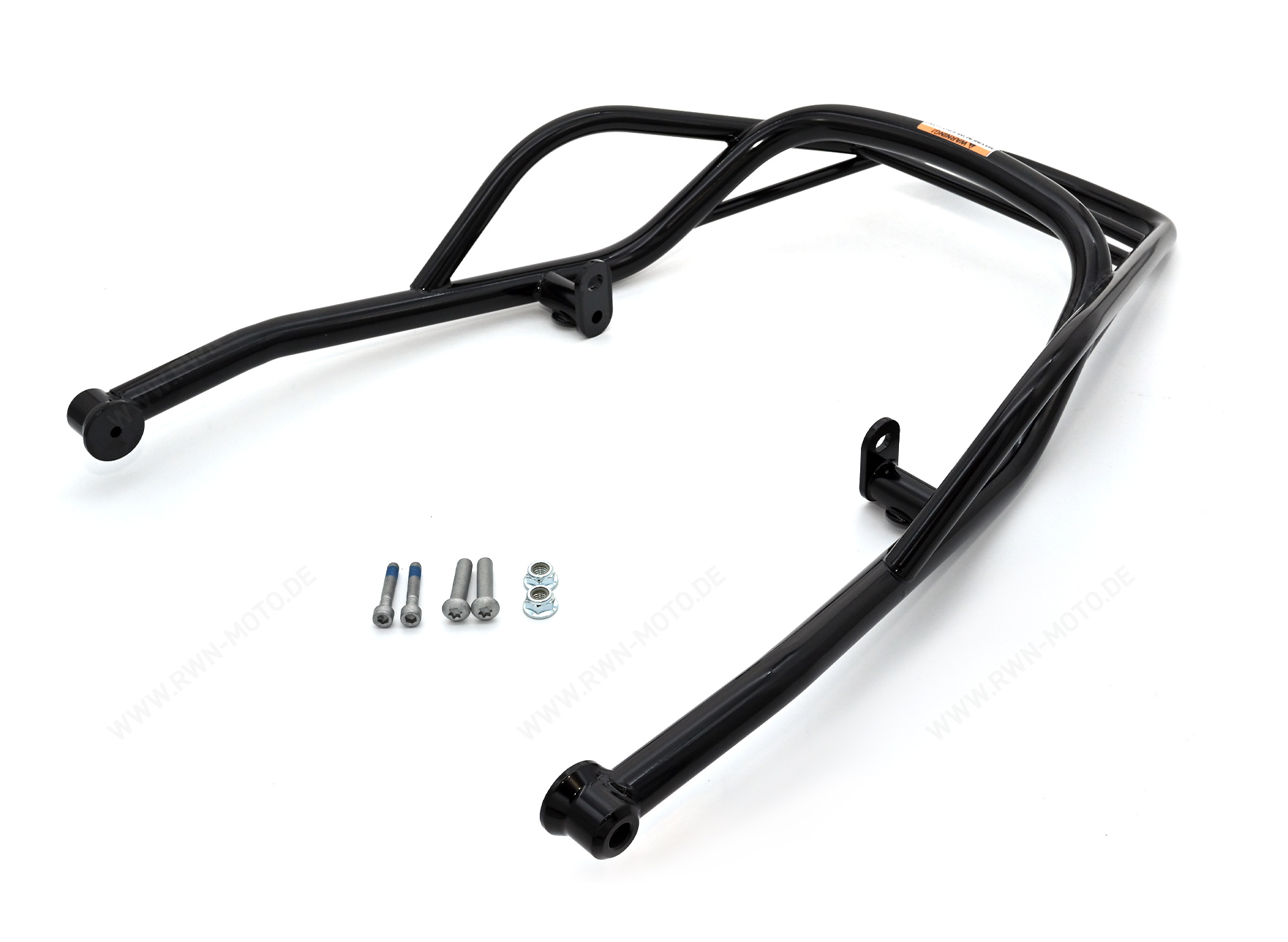 Bagagedrager, achteraan, zwart, stijf voor Moto Guzzi V7 850 2021-