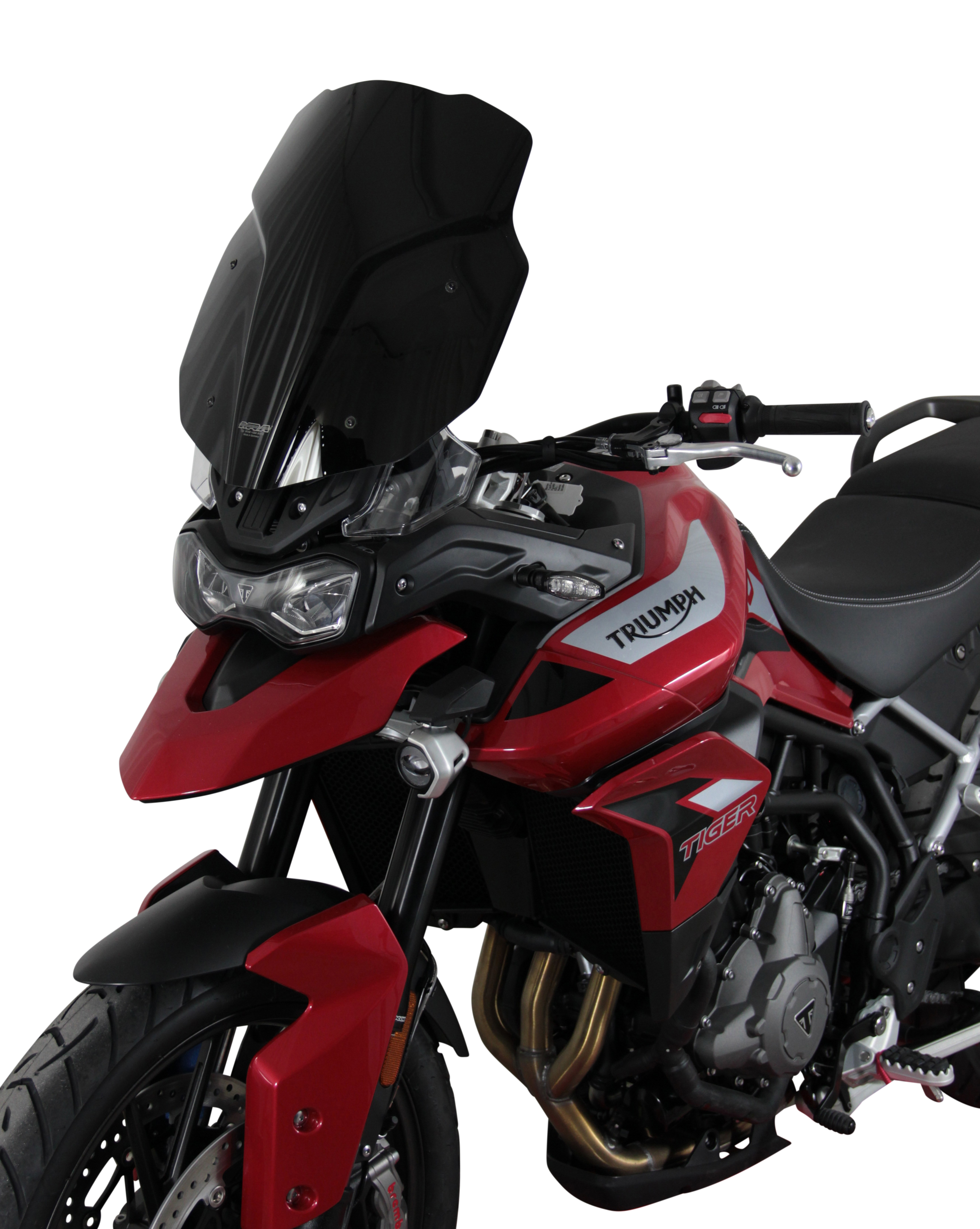 Touring windscherm MRA "TM" voor TRIUMPH TIGER 900 /GT PRO (Bj.19-) - Rookgrijs