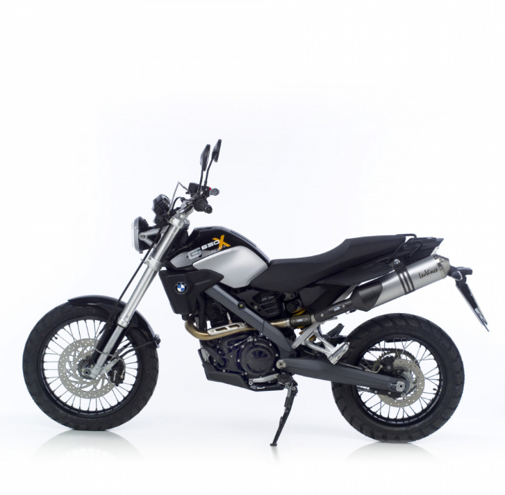 LeoVince uitlaatsysteem X3, aluminium, slip on voor BMW G 650 X-Challenge/X-Moto/X-Country (Bj.07-11)