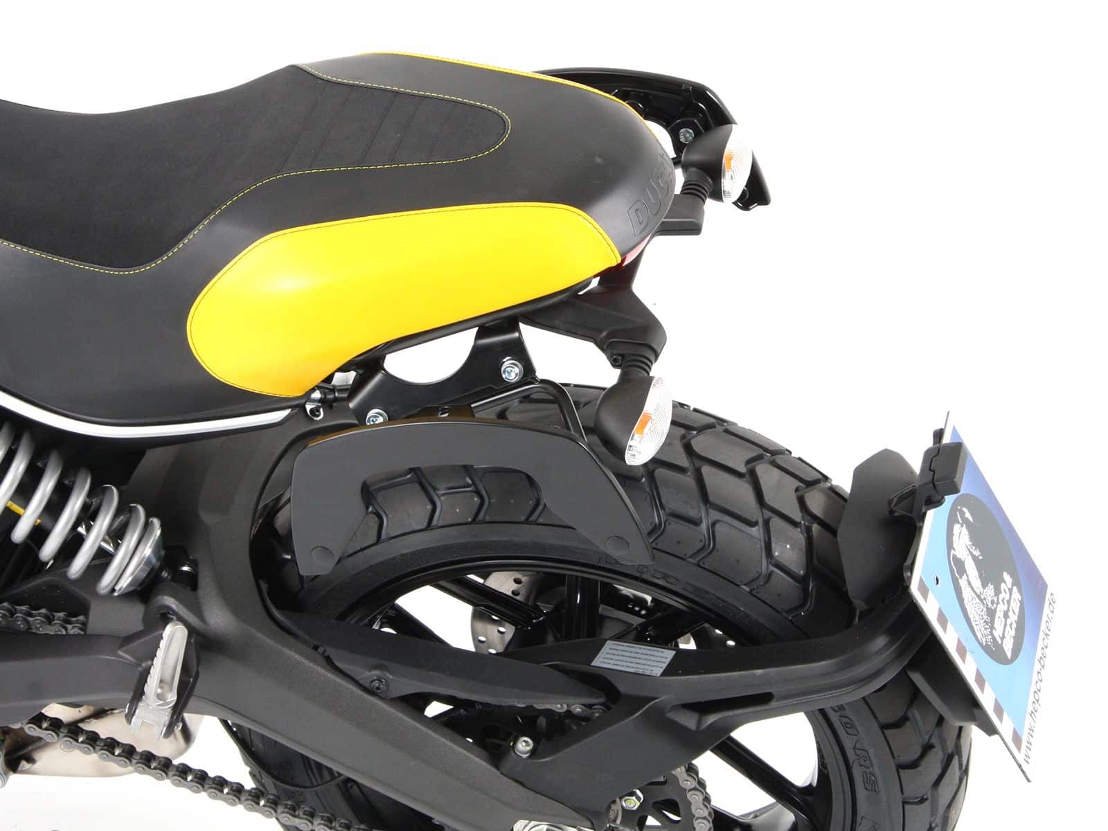 C-Bow zijdrager zwart voor Ducati Scrambler 800 (15-18) Hepco & Becker