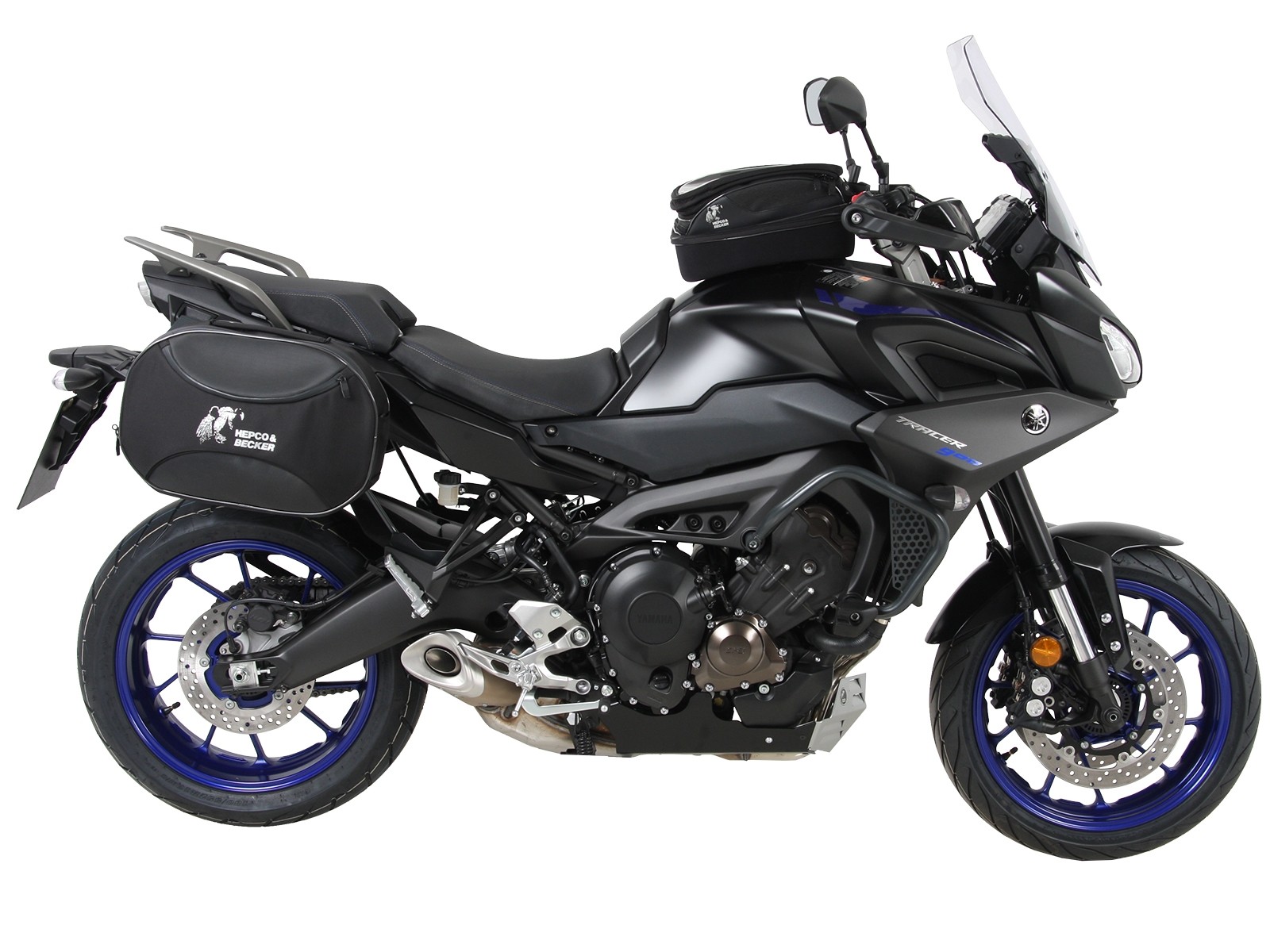 C-Bow zijdrager antraciet voor Yamaha Tracer 900 / GT (Bj.18-) Hepco & Becker