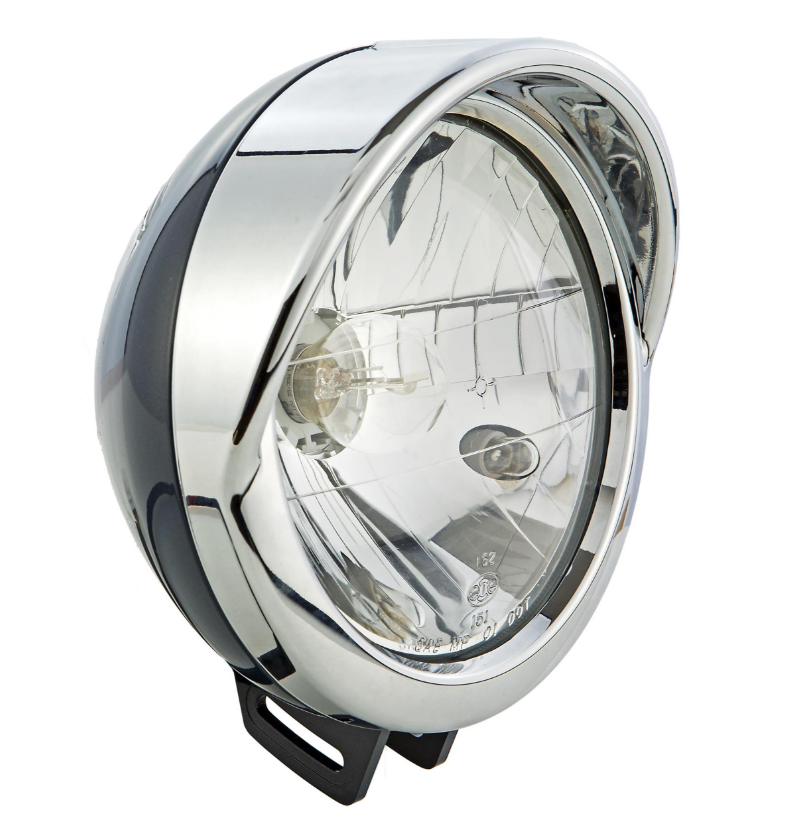 Lampring met lampenkap voor Vespa LXV 50-150cc, chroom