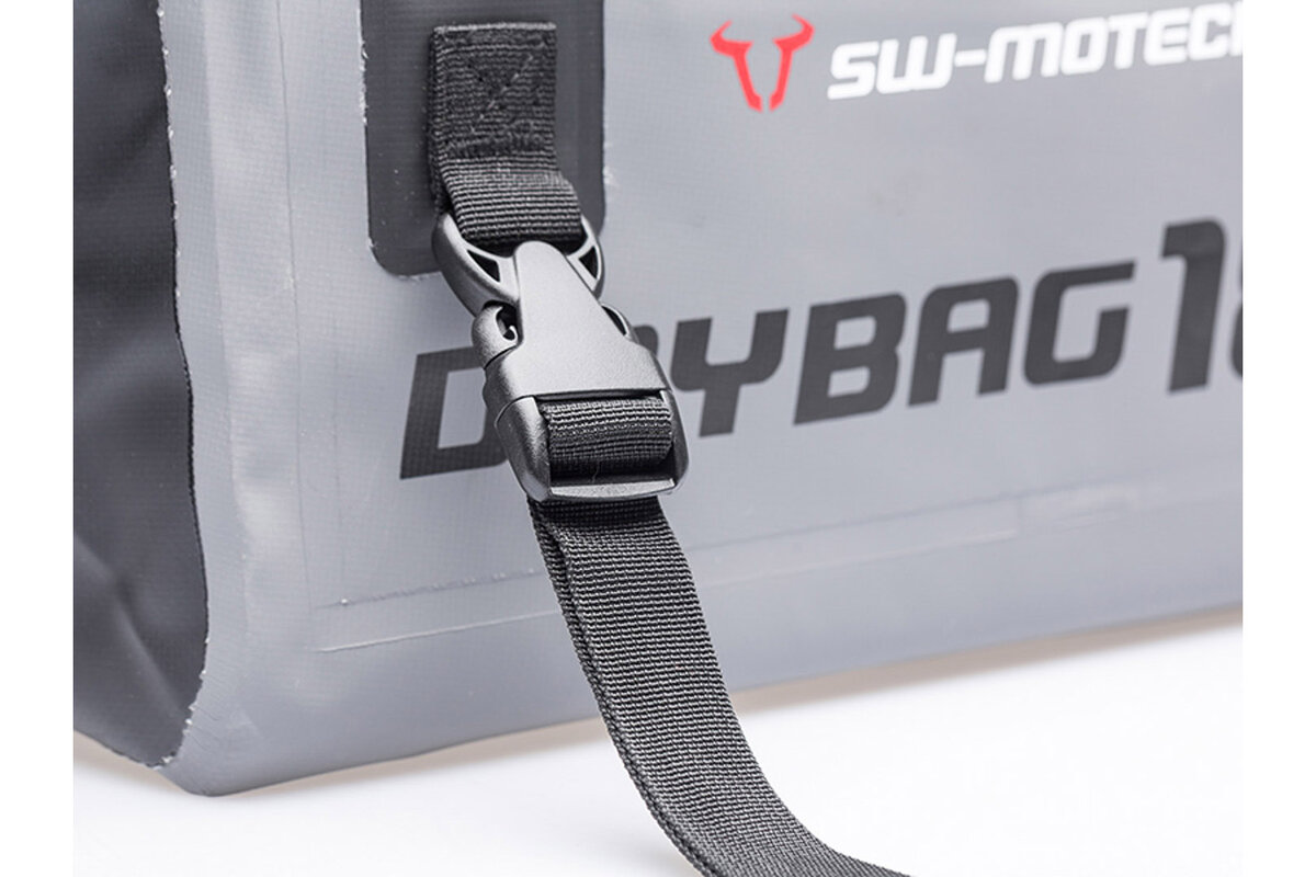 Drybag 180 achtertas voor Aprilia RSV 1000 R /Tuono, grijs / zwart - SW Motech