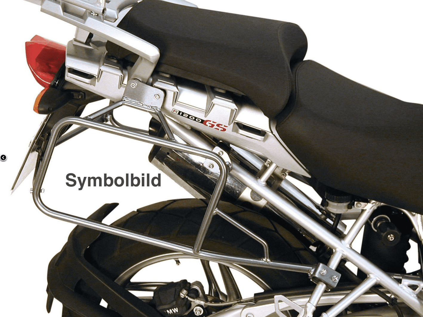 Zijkofferdrager vast zwart voor BMW R 1200 GS (04-12) Hepco & Becker