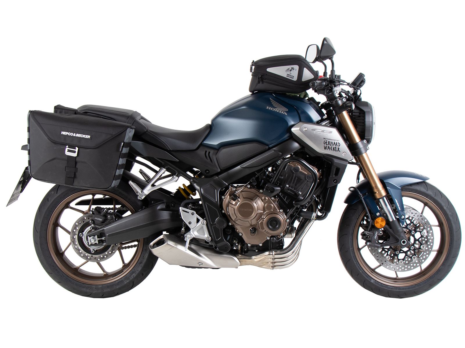 C-Bow zijdrager zwart Honda CB 650 R (21-23) Hepco & Becker