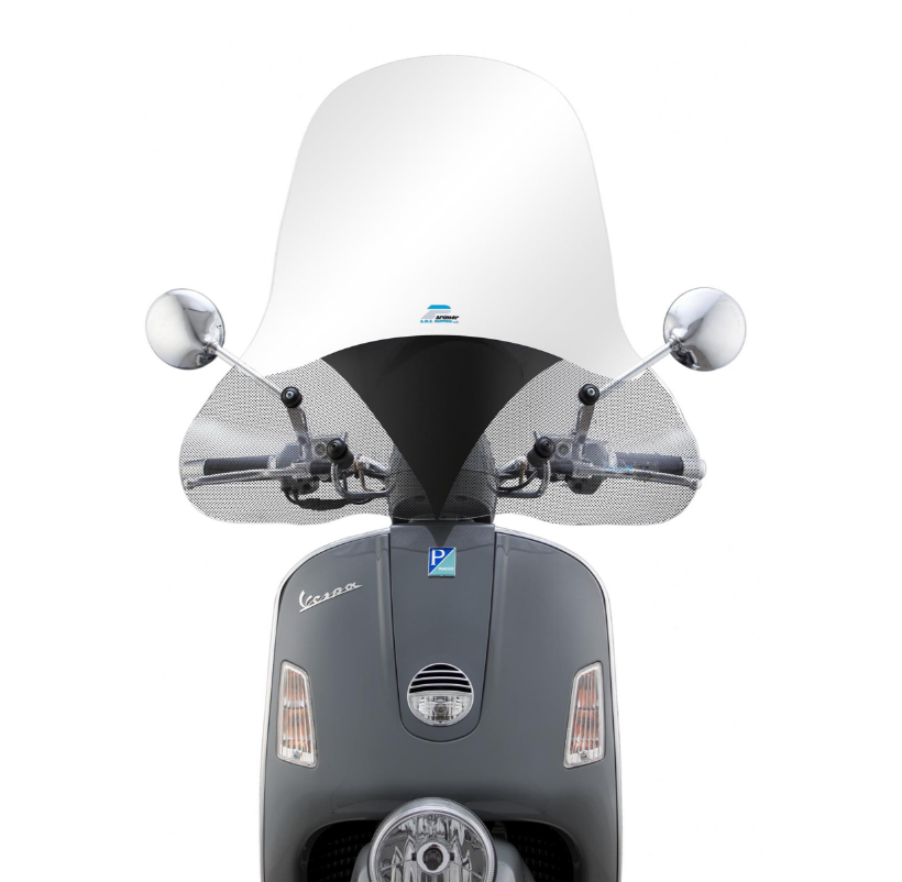 Voorruit CUPPINI hoog voor Vespa GTV/GT 60 125-300ccm, helder