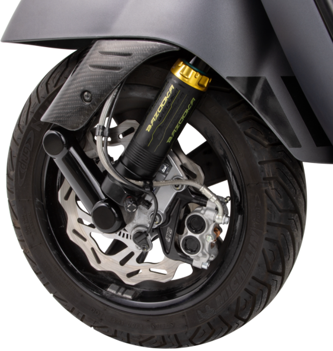 Adapter remklauw RADIAL, vooraan voor Vespa GTS/GTS Super/GTV/GT 60/GT/GT L