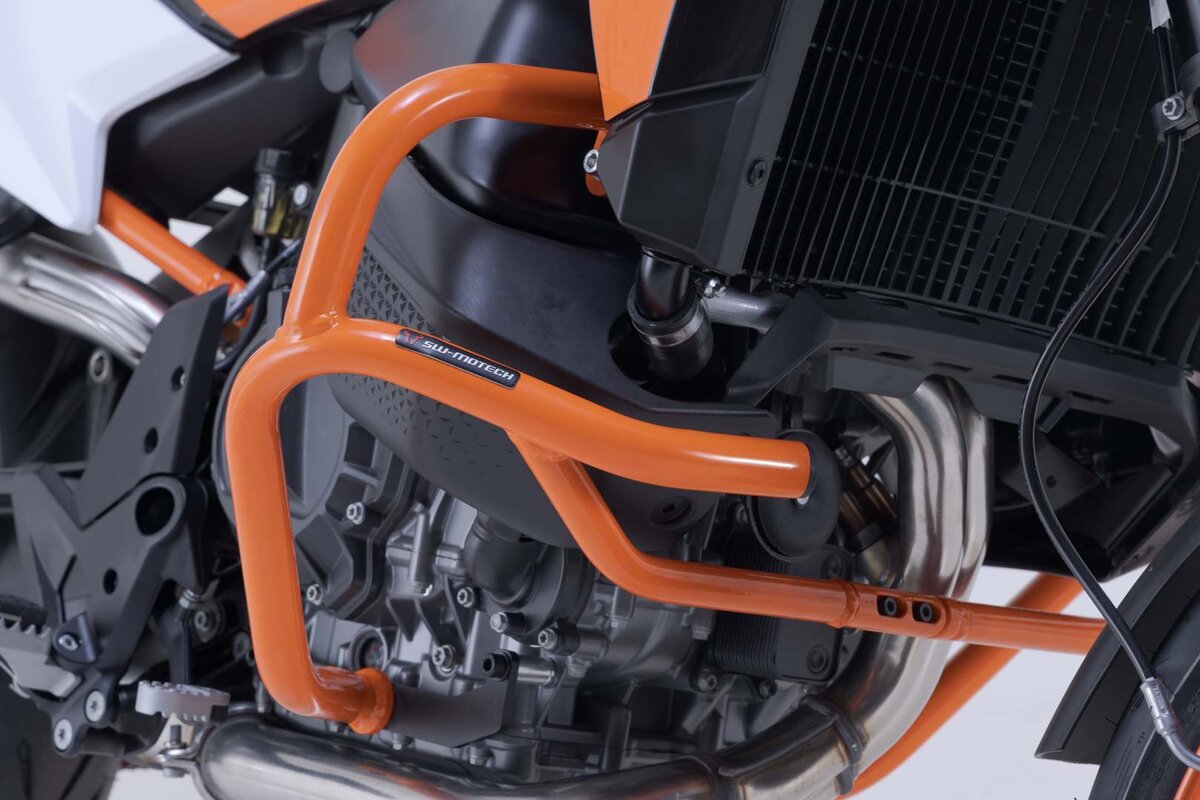 SW-Motech Crashbar Elektronisch Oranje voor KTM 890 SM T (23-) - SW Motech