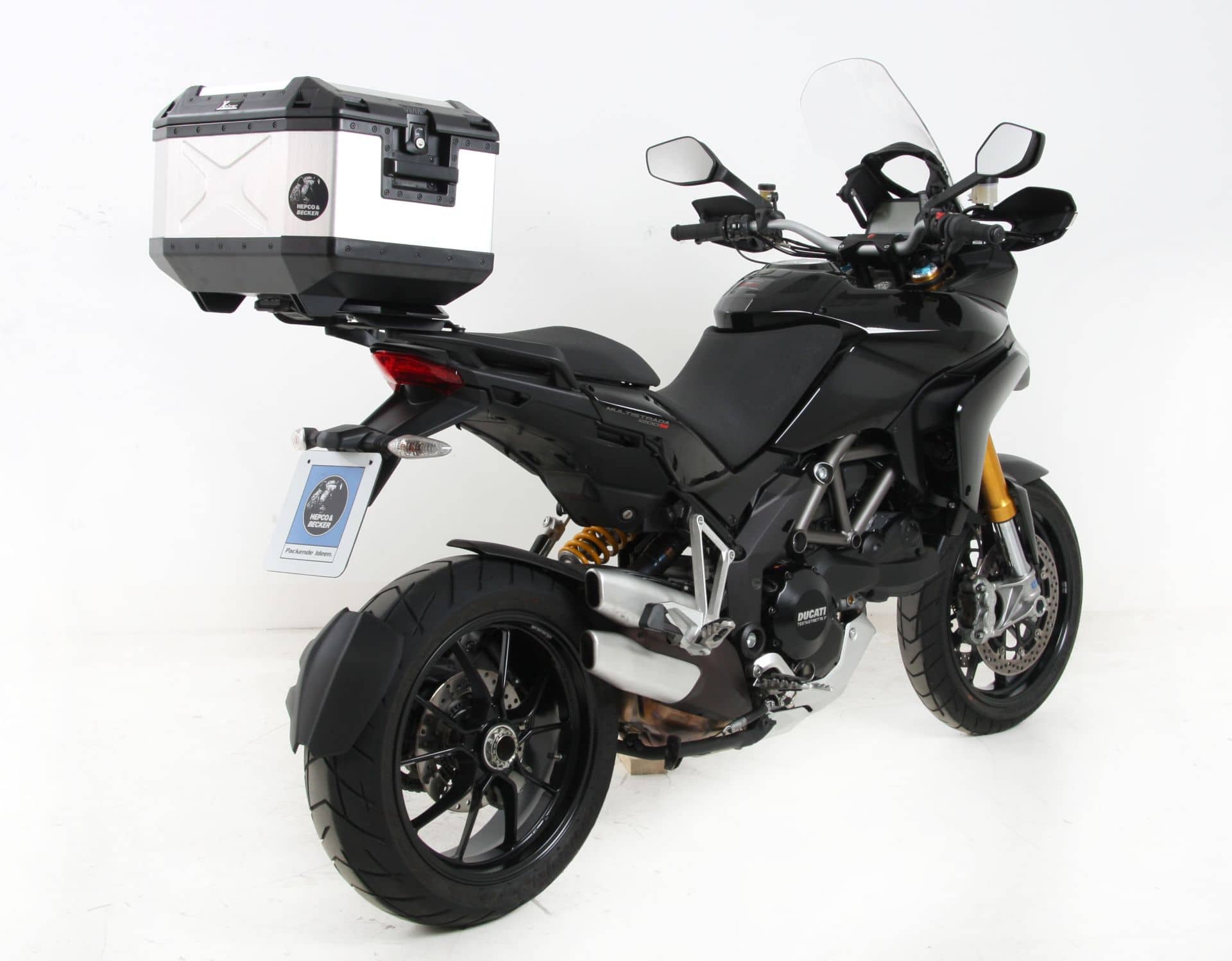 Aluminium topkofferdrager voor Ducati Multistrada 1200 /S (10-14) Hepco & Becker