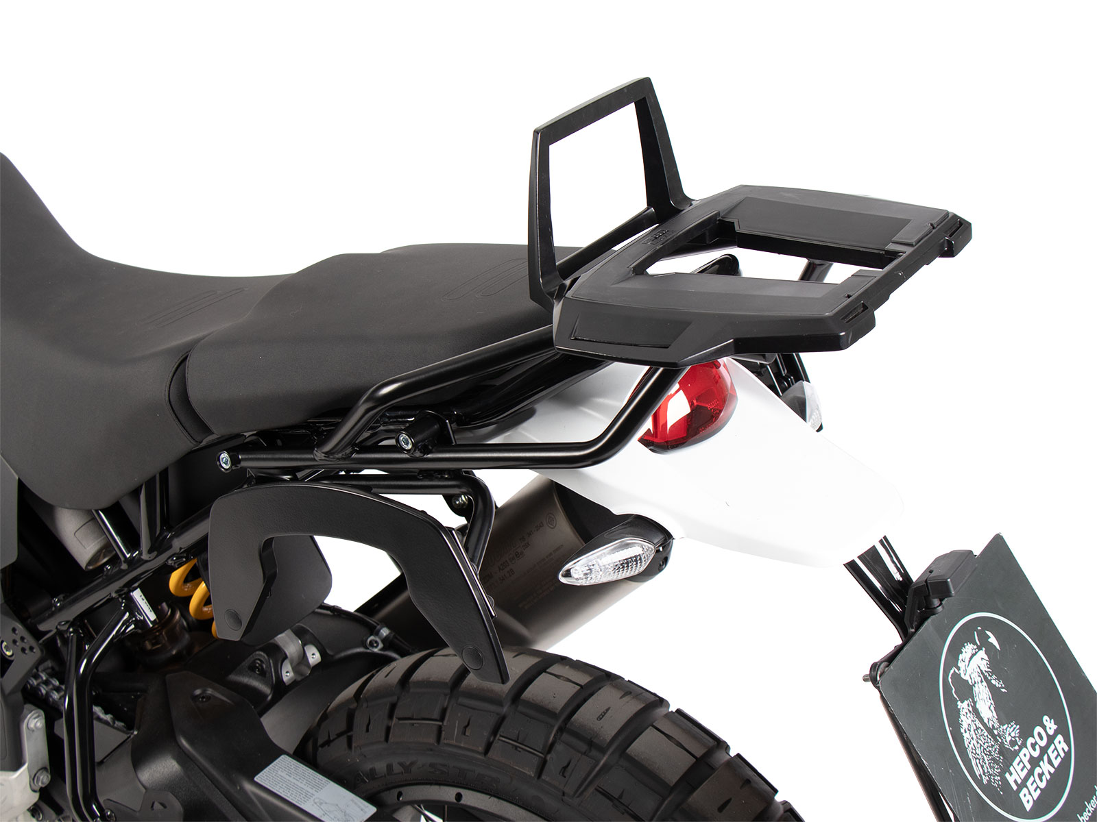 Alurack topkoffer drager voor Ducati DesertX (22-) Hepco & Becker