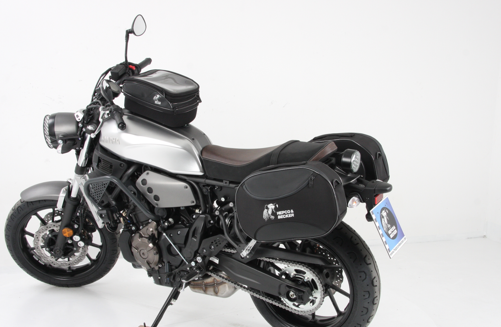 C-Bow zijdrager zwart voor Yamaha XSR 700 / XSR 700 Xtribute (Bj.16-) Hepco & Becker