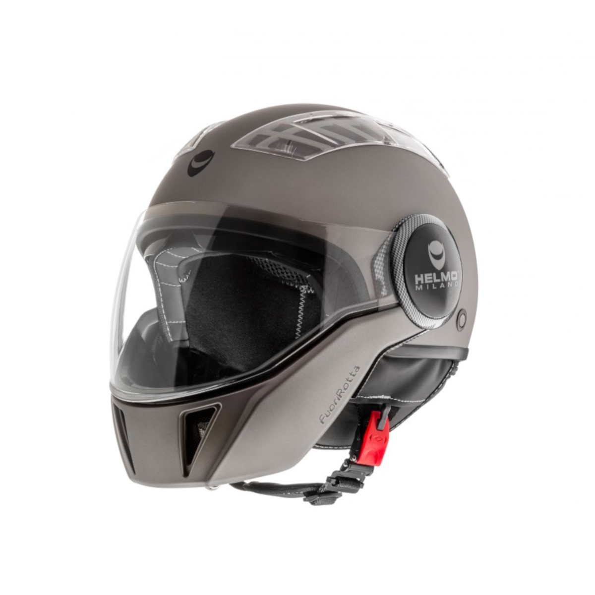 Helmo Milano Volstraalhelm, FuoriRotta, antraciet, mat