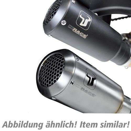 IXRACE MK2 compleet systeem met kat Kawasaki Z 650 /RS, 650 Ninja (21-), roestvrij staal, E-keur, Euro5