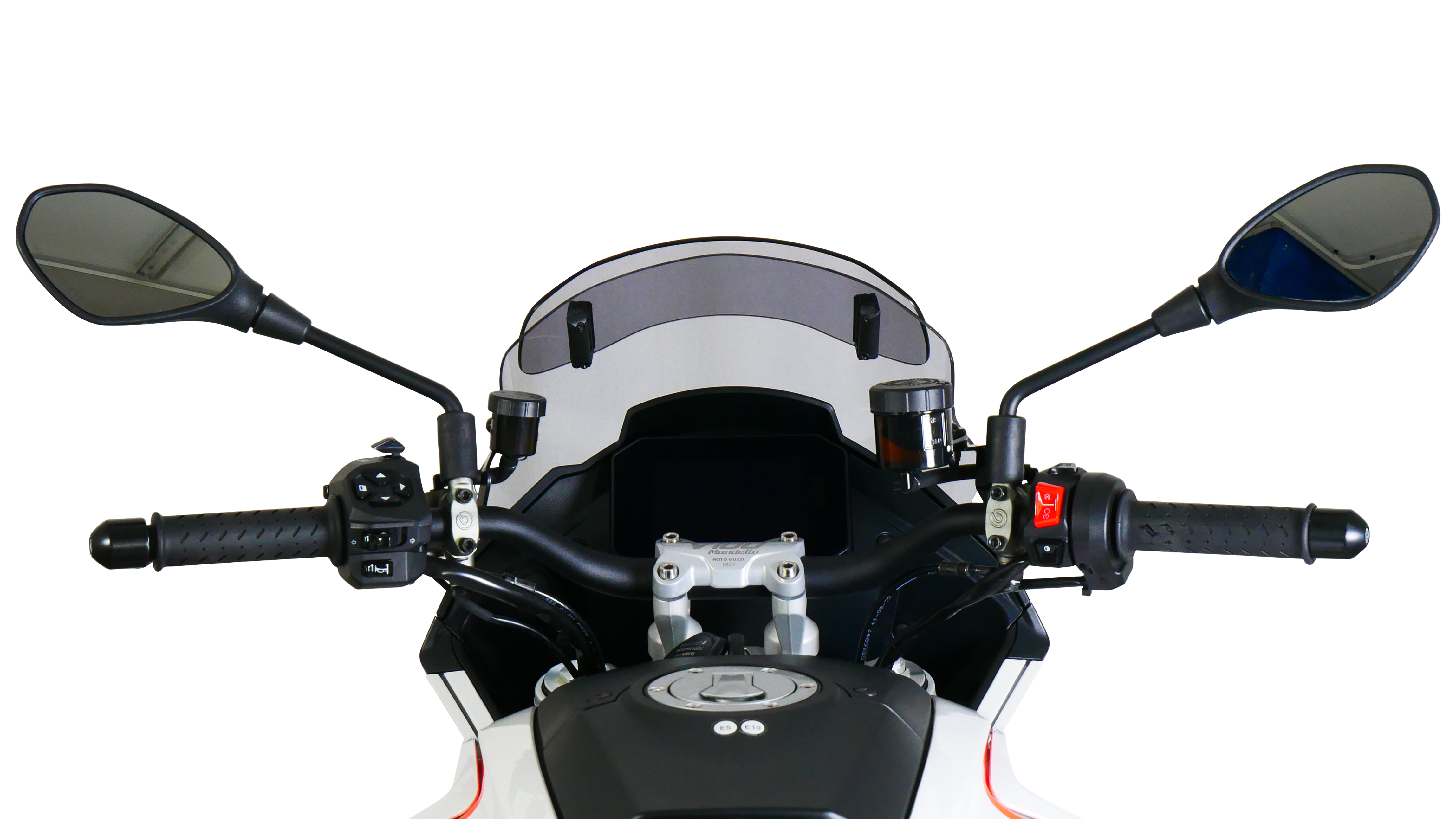 Windscherm Touring Vario MRA  "VTM" voor Moto Guzzi V100 Mandello