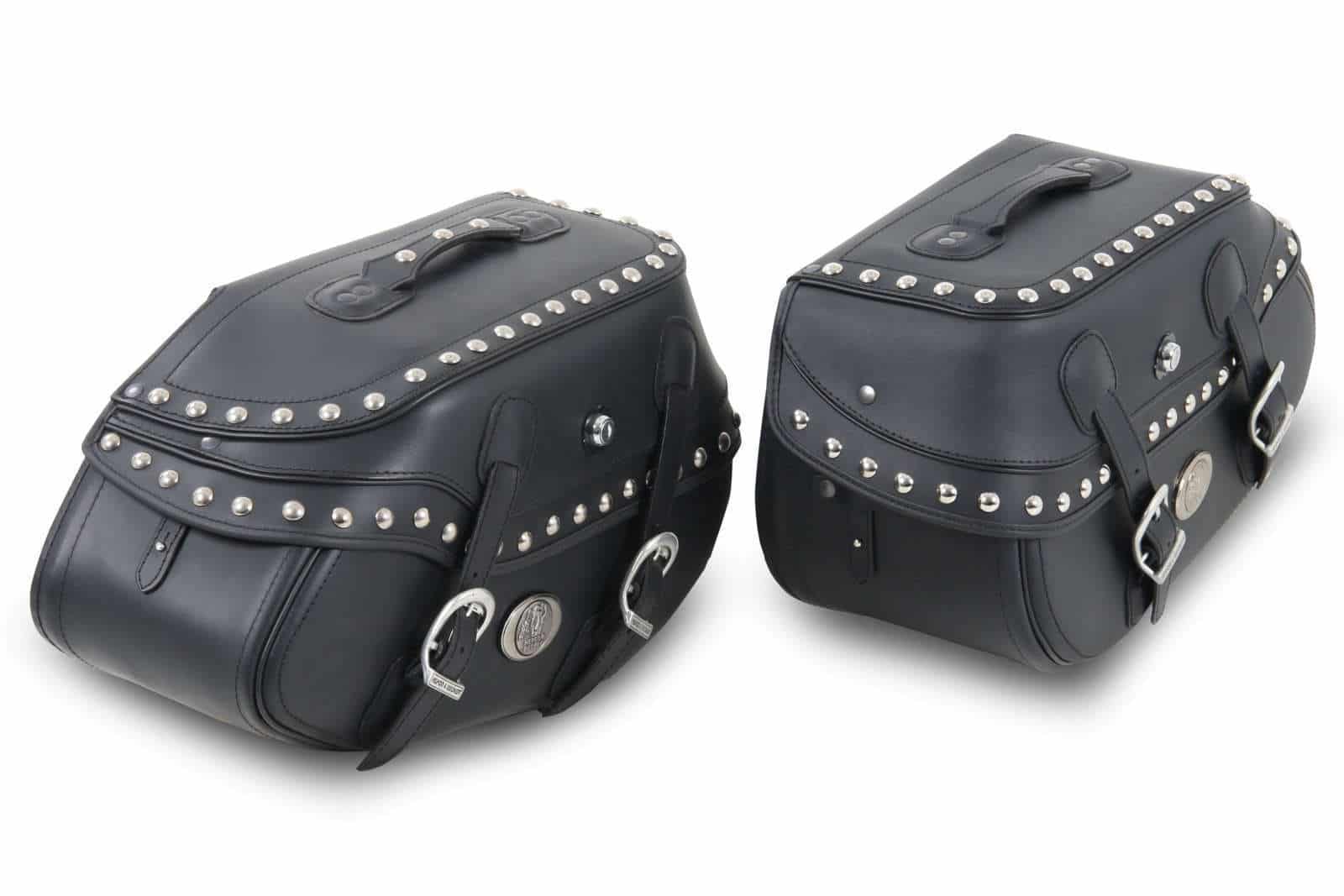 Zijkoffer set Buffalo Custom zwart voor buizentas houder Hepco & Becker