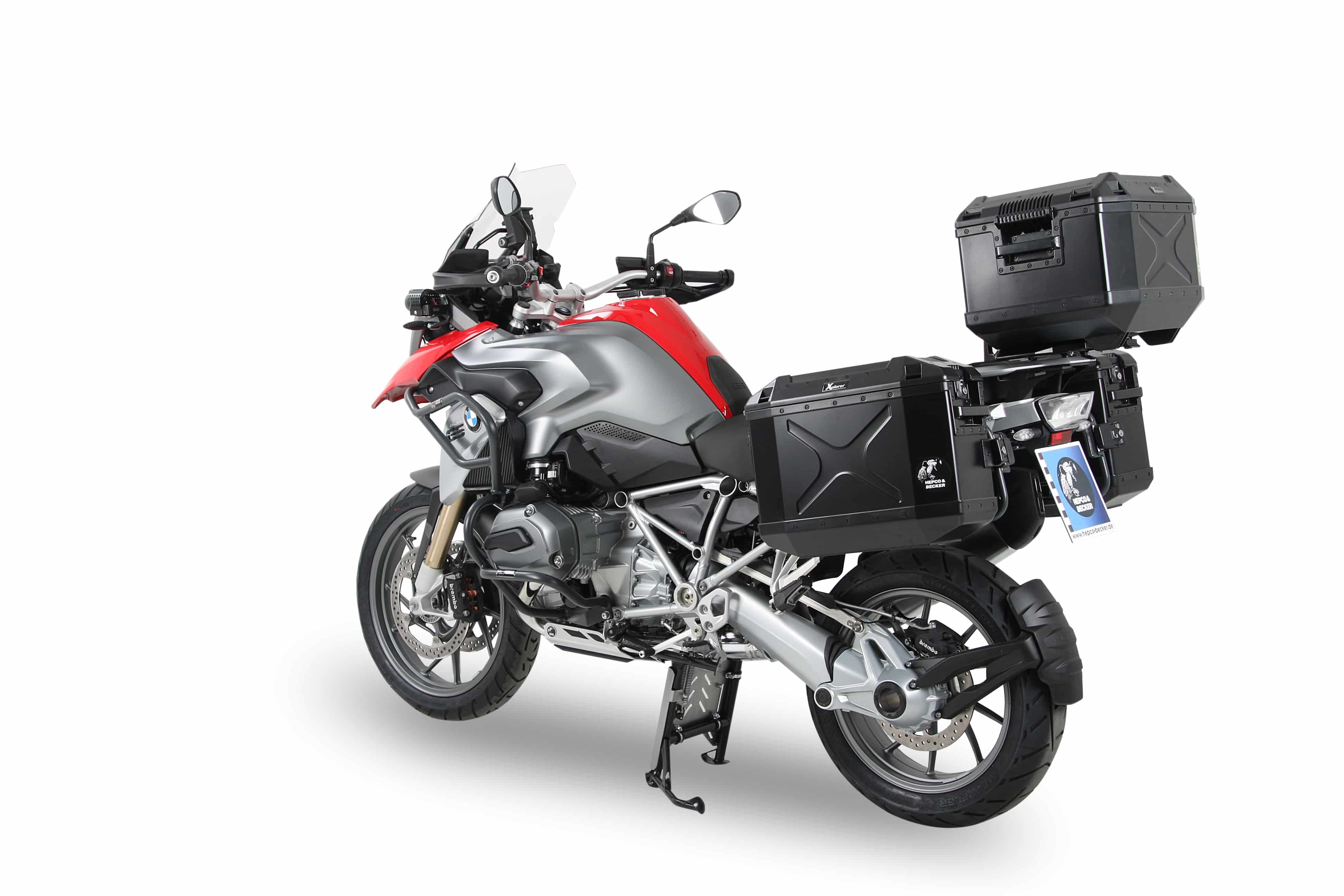 Zijkofferhouder Lock-it zwart voor BMW R 1250 GS Adventure (19-24) Hepco & Becker