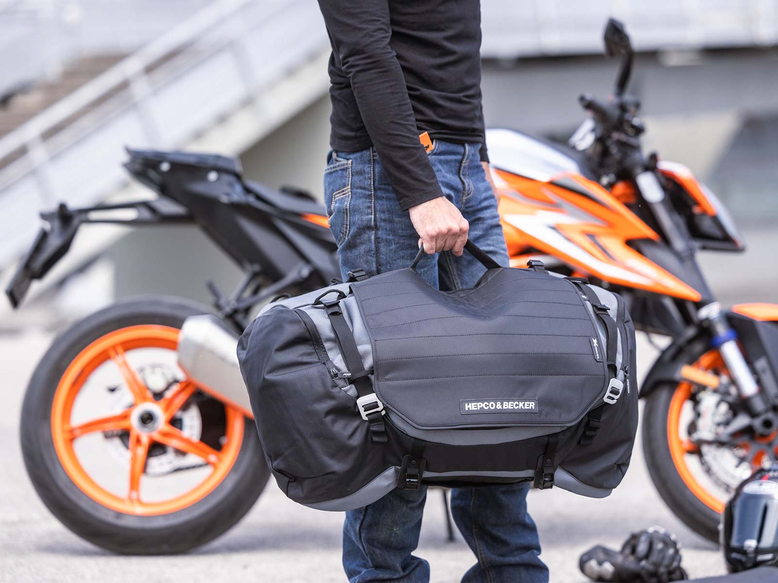 Xtravel achtertas XL 50L origineel Hepco & Becker