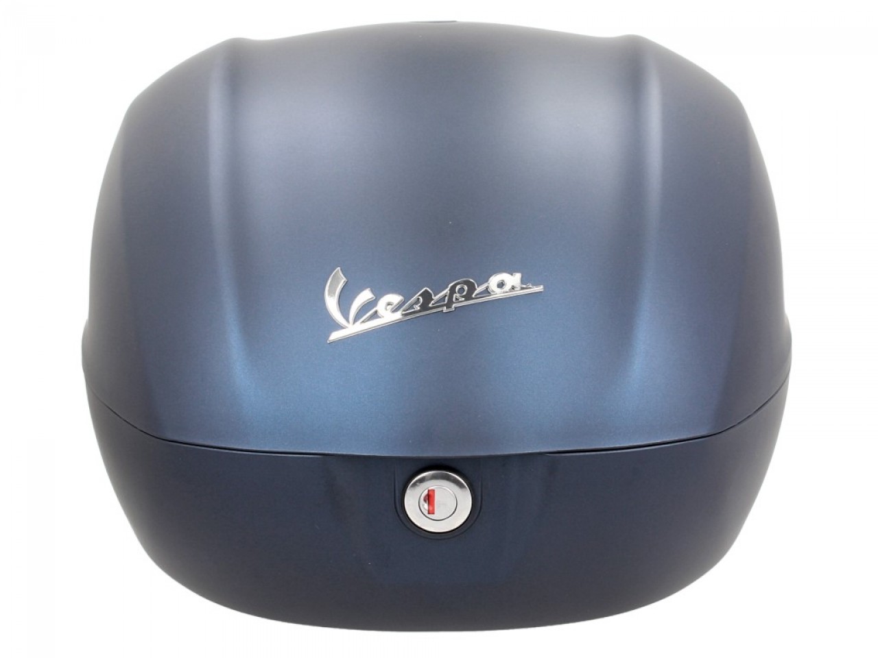Kofferset 32L blauw mat (282/A), rugkussen beige voor Vespa Primavera