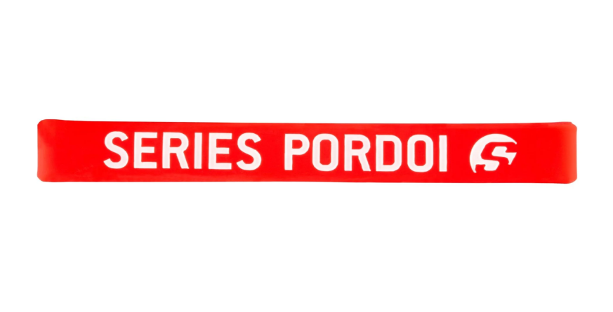 SERIES PORDOI" elastiek voor spatbordnippel, rood
