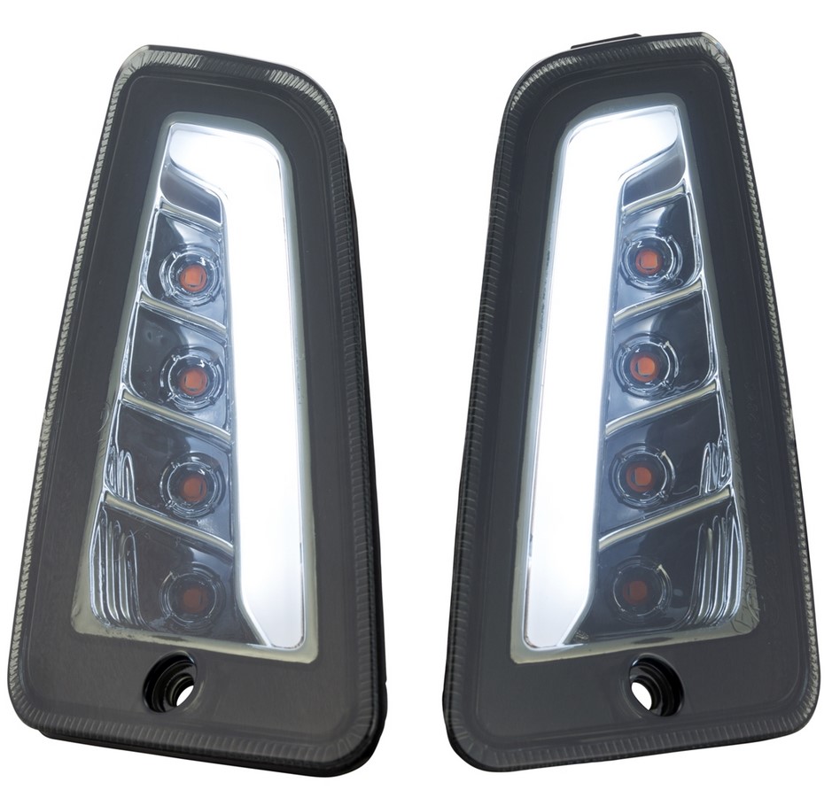 Richtingaanwijzerset links/rechts voor Vespa GTS/GTS Super/GTV/GT 60/GT/GT L ('03-'13), getint