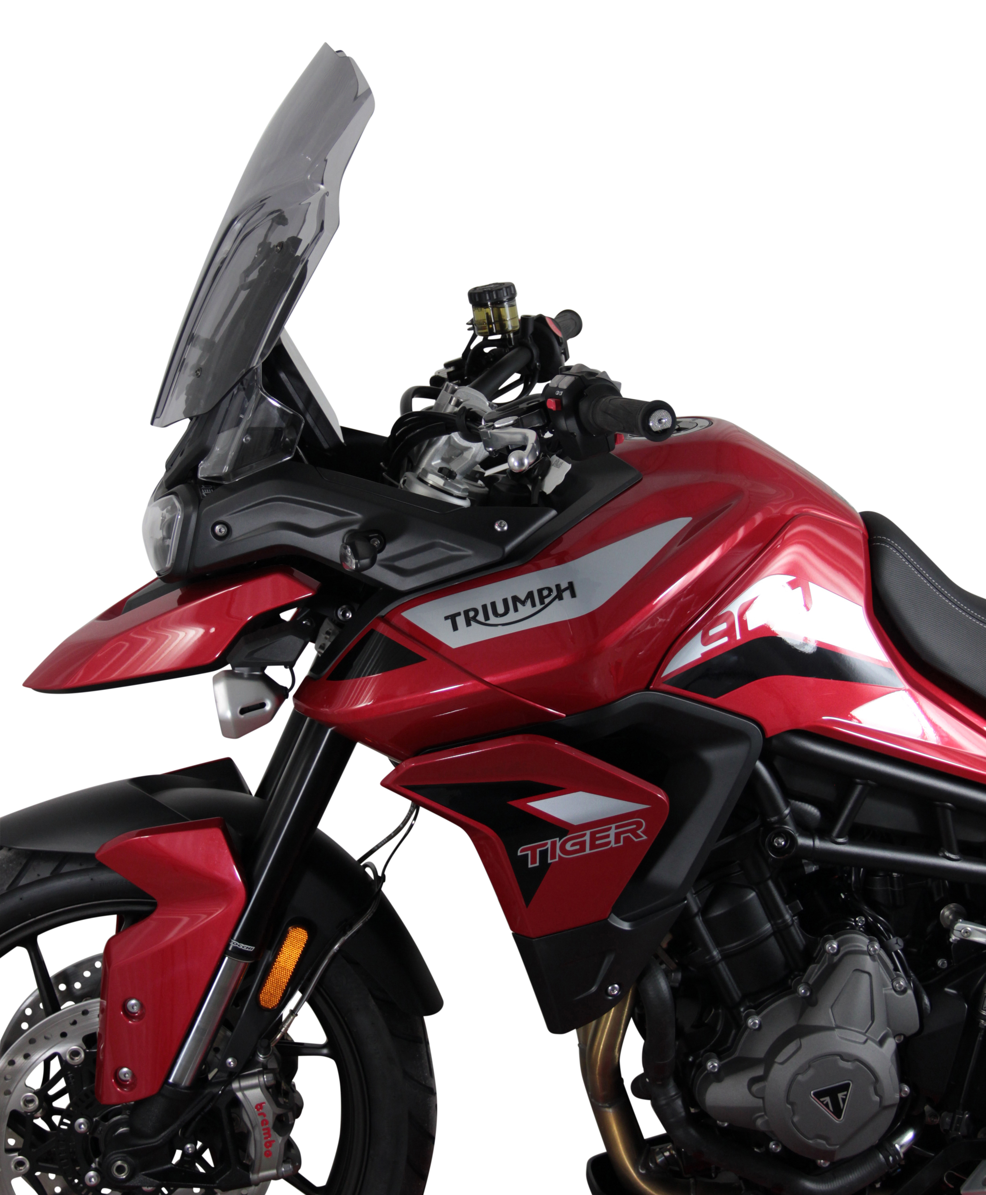 Touring windscherm MRA "TM" voor TRIUMPH TIGER 900 /GT PRO (Bj.19-) - Rookgrijs