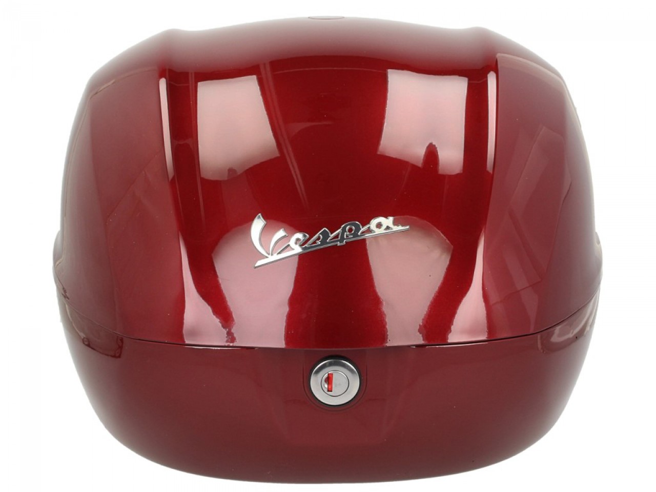 Vespa-topkoffer 32 l, glanzend rood, 880/A, zonder rugleuning
