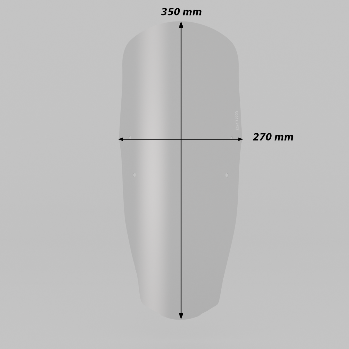 RSG anti-schok windscherm Rally Storm Guard helder voor Yamaha Ténéré 700 (19-24)