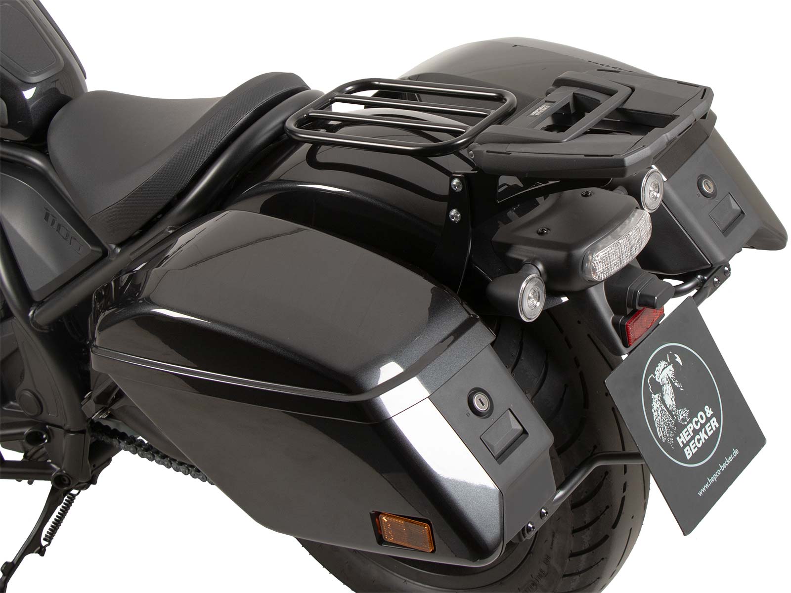 Easyrack topkoffer zwart voor Honda CMX 1100 Rebel /DCT /SE (25-) Hepco & Becker