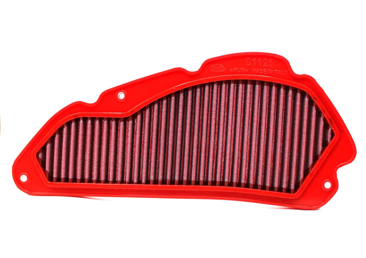 BMC sportluchtfilter voor Aprilia Mana 850 / GT standaard, FM504/20, rood, wasbaar