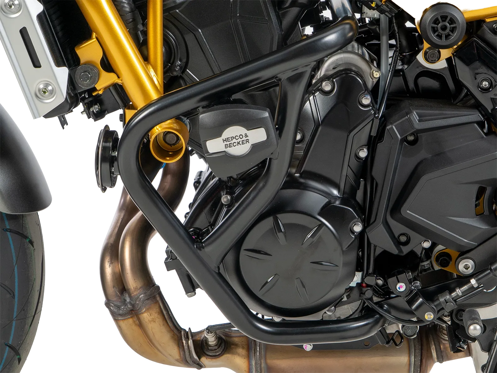 Motorbeschermer zwart voor Kawasaki Z 650 S (26-) Hepco & Becker