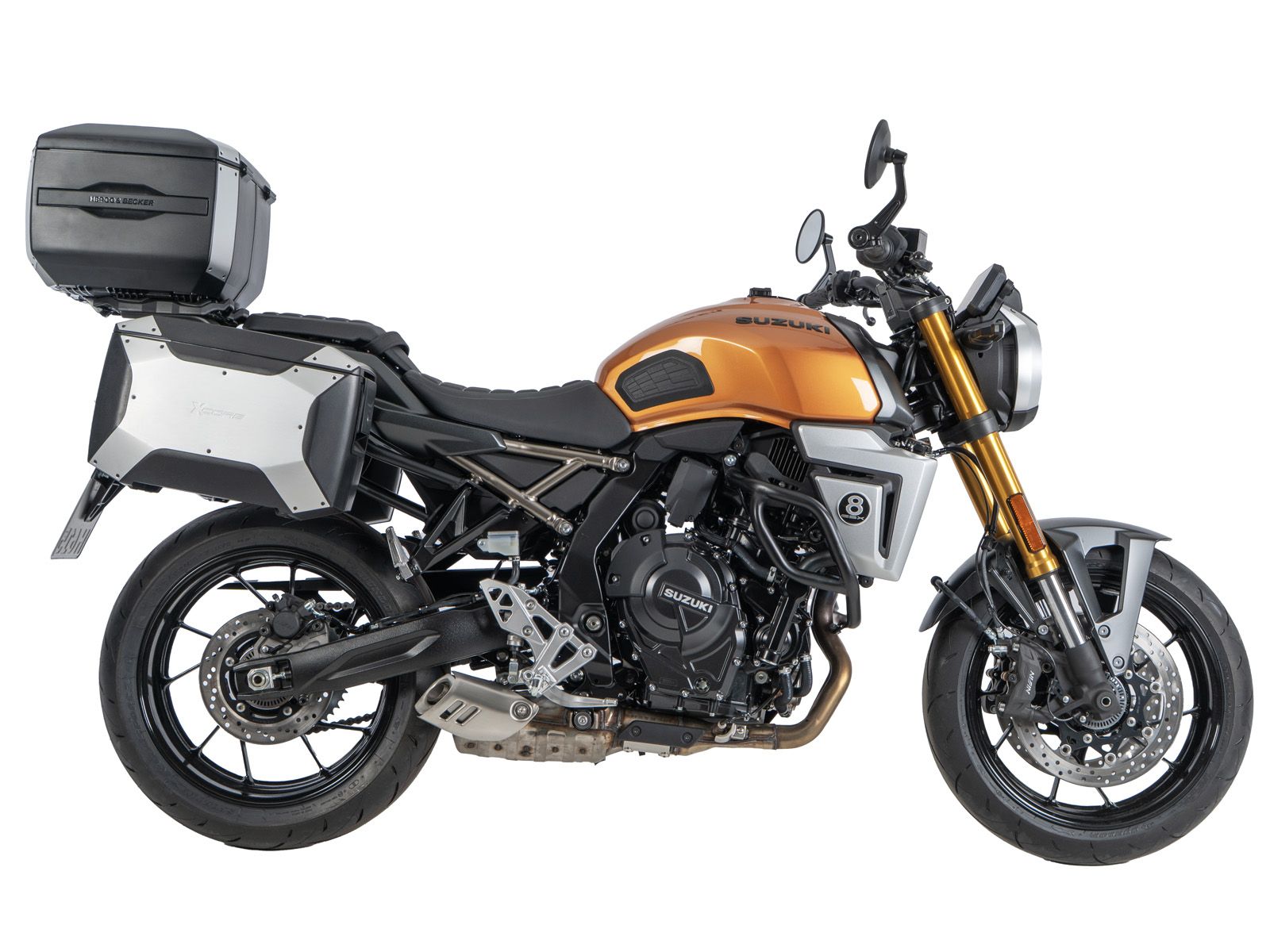 C-Bow zijdrager zwart voor Suzuki GSX-8T (25-) Hepco & Becker