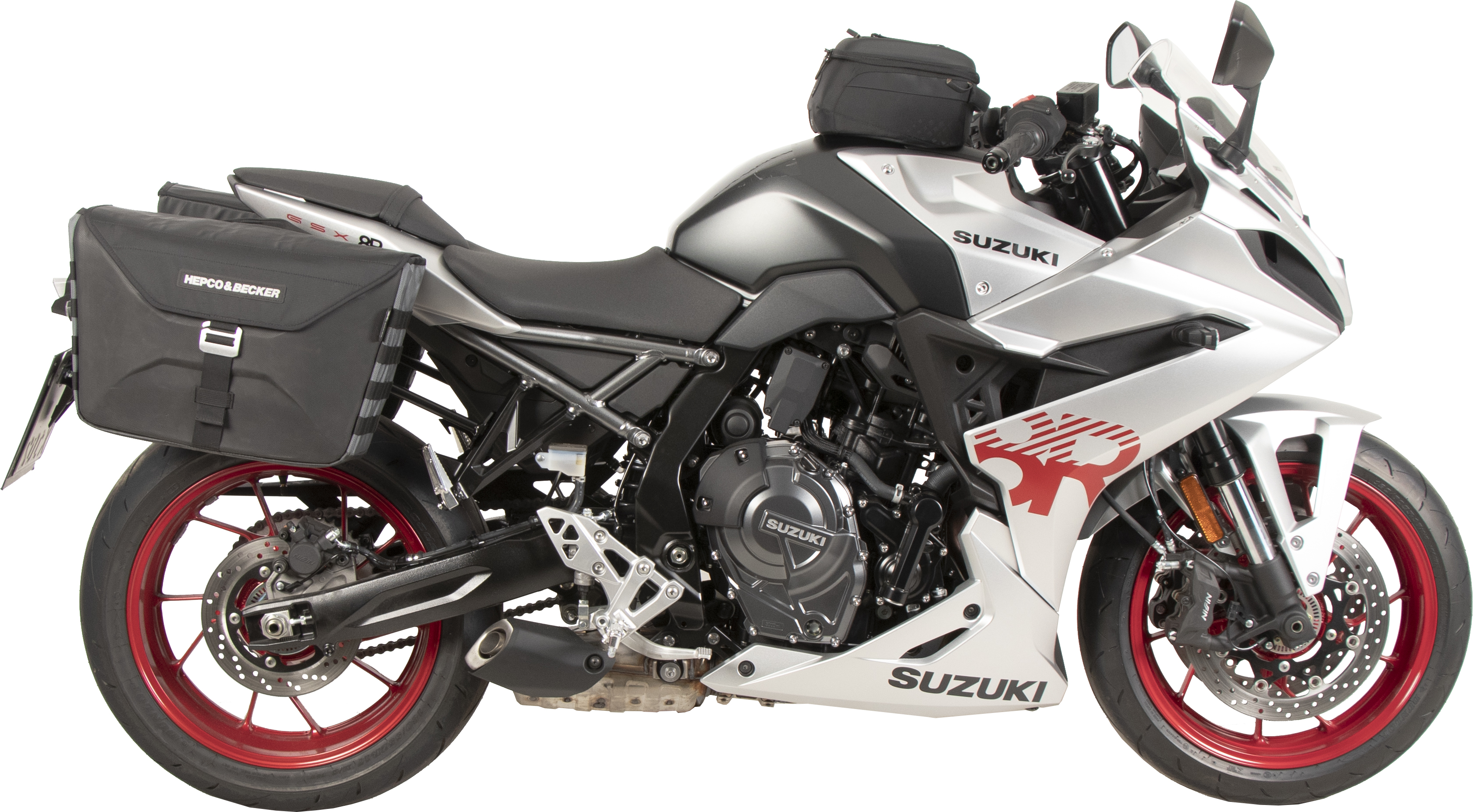 C-Bow zijdrager zwart voor Suzuki GSX-8R (24- ) Hepco & Becker