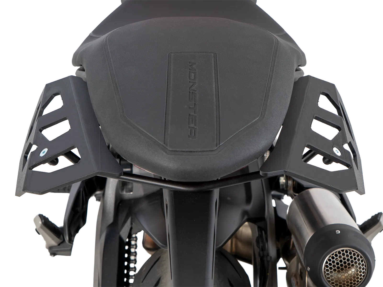 Afstandhouder Luggage Guard zwart voor Ducati Monster 890 / + (26-) Hepco & Becker